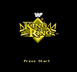 WWF King of the Ring (USA) Title Screen